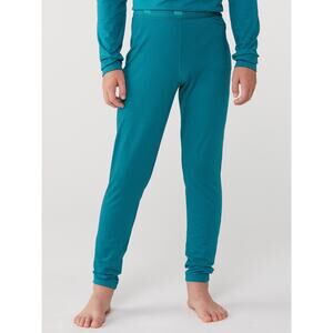 REI Midweight Base Layer Boys Activewear Leggings XL 18 Mint Breathable Logo
